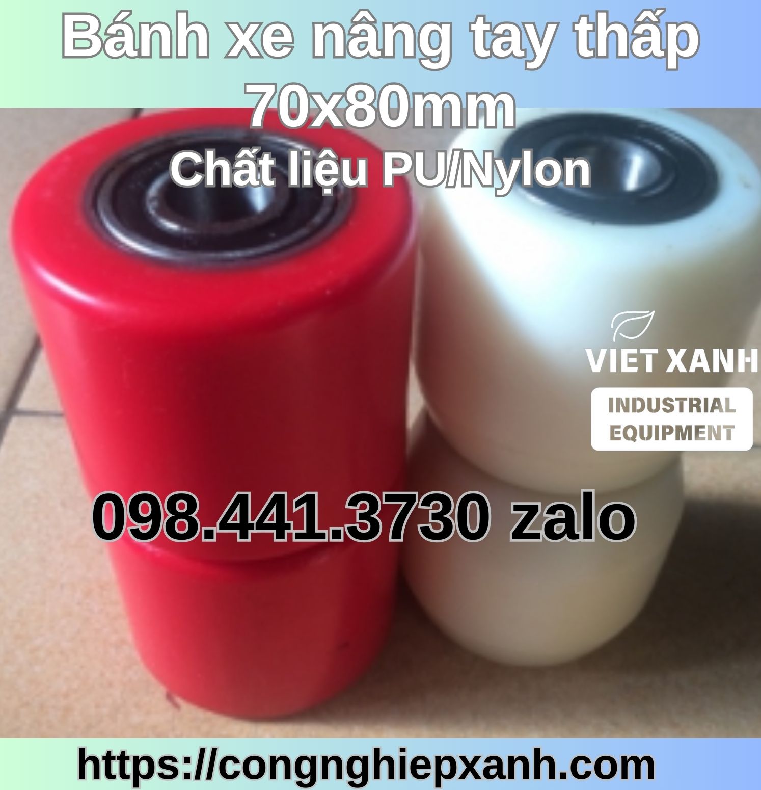 Banh-xe-nang-tay-70x80mm-Nylon-trang-1