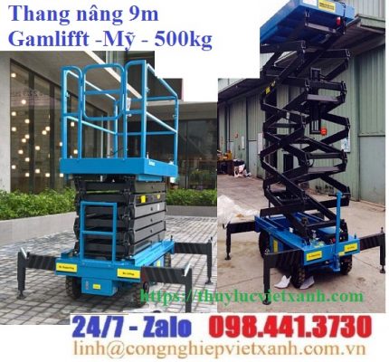 Thang nâng 9m GamLift - Mỹ 500kg