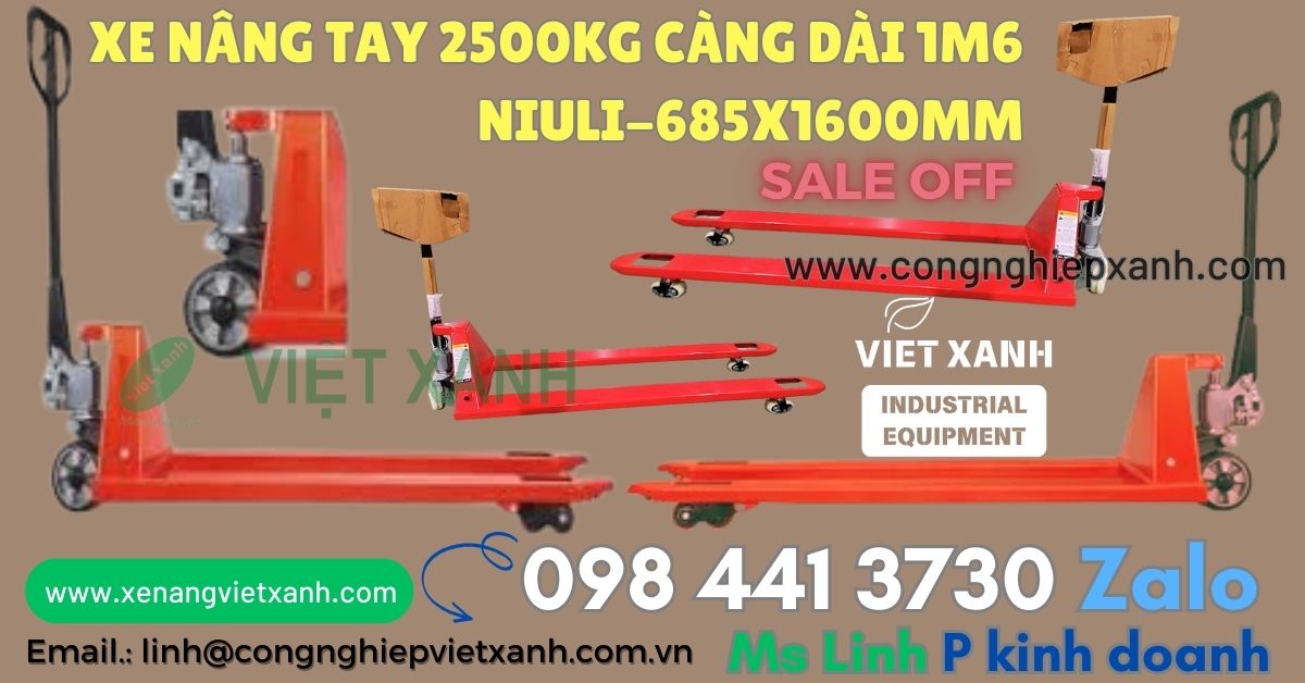 Xe nâng tay cằng dài