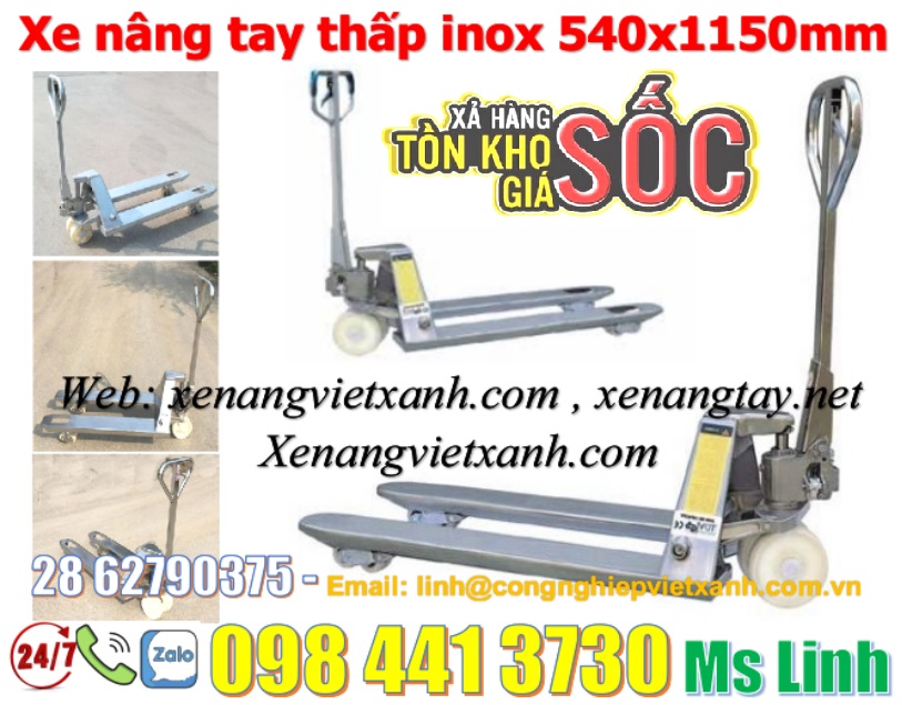 Xe nâng tay inox 2000kg TW-LIFTER