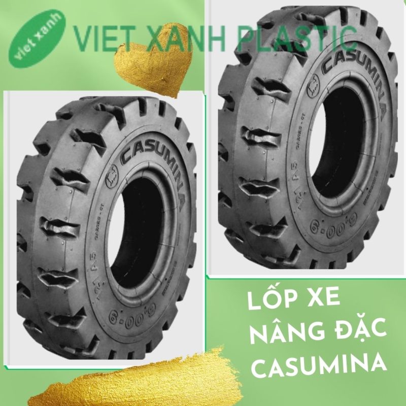 Lốp đặc xe nâng casumina Việt Nam