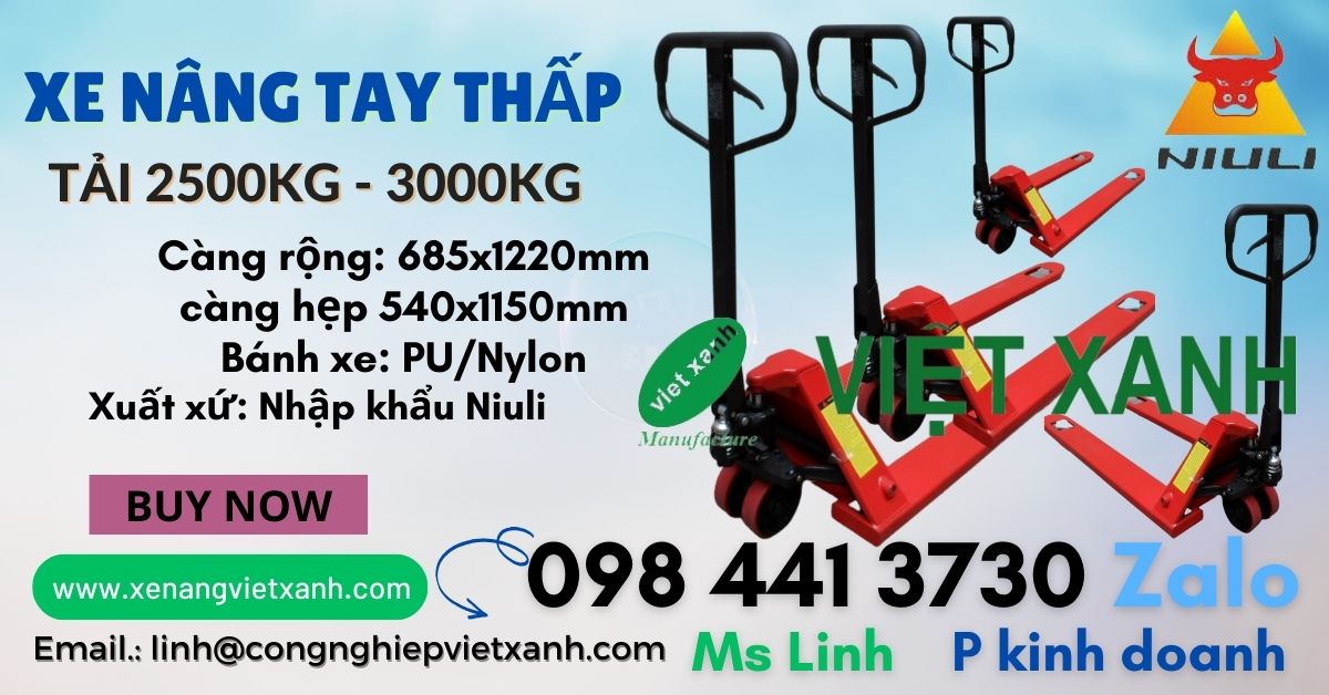 Xe nâng tay thấp 2500kg