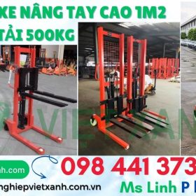 xe nâng tay cao 500kg 1m2