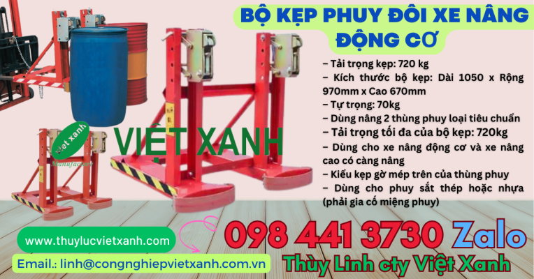 Kẹp phuy đôi DG720A Nichilift