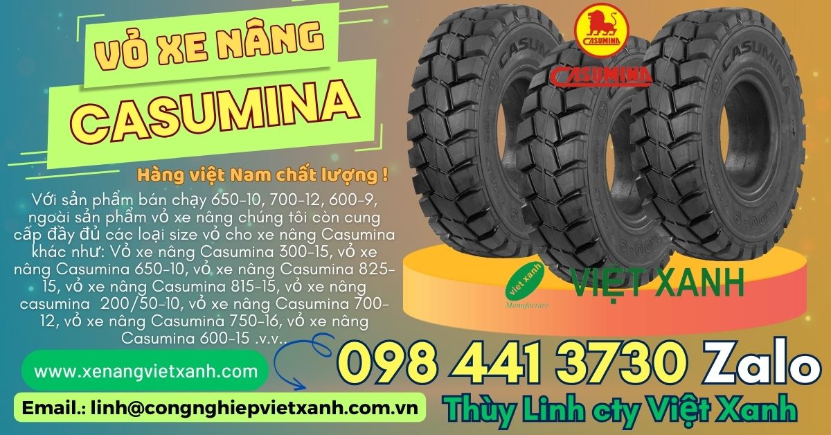 Vỏ xe nâng, casumina