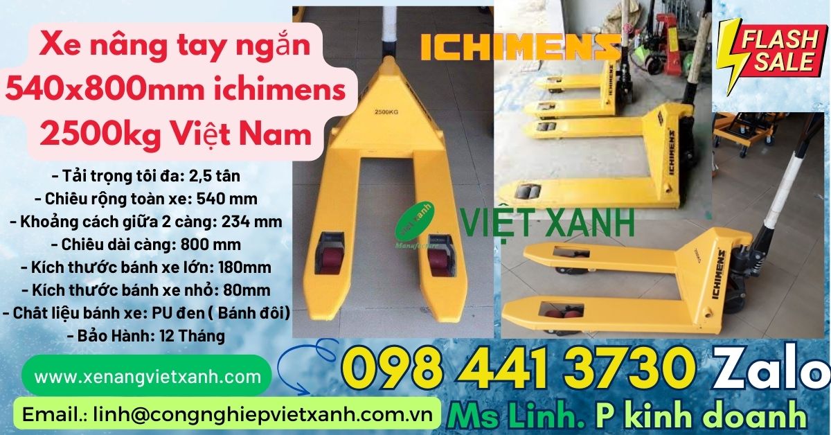 Xe nâng tay càng 800 Ichimens Việt Nam