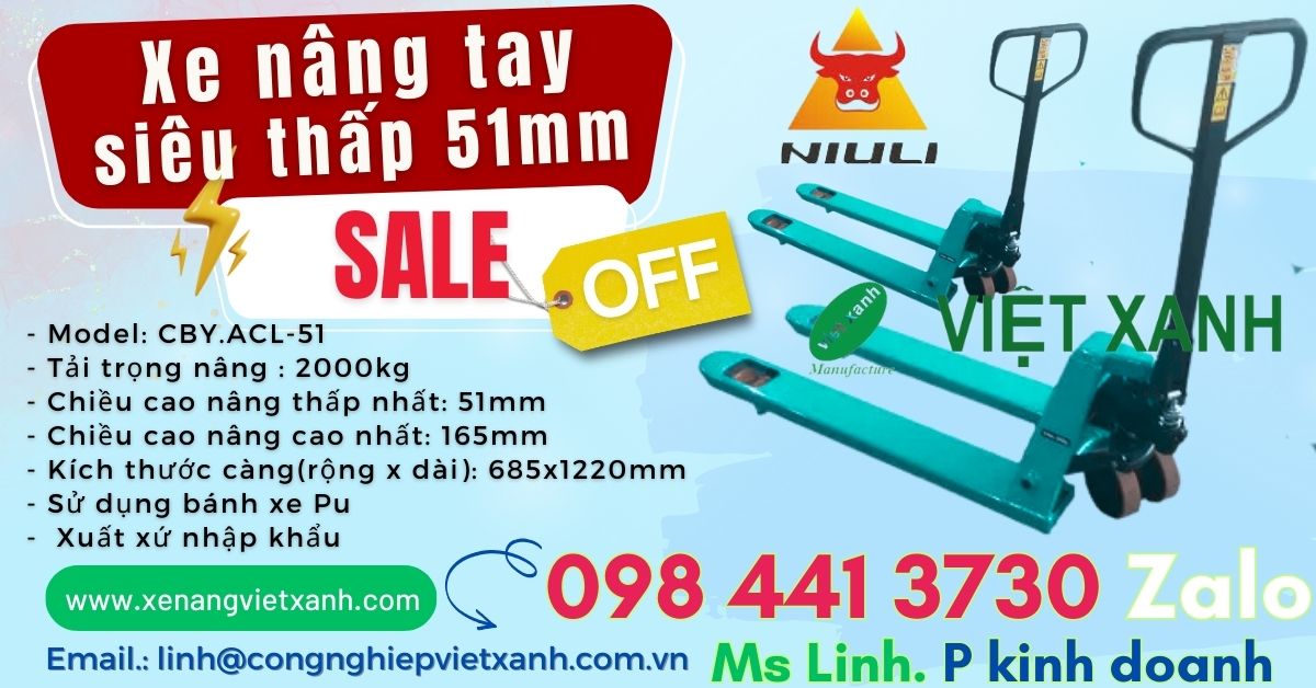 Xe nâng tay siêu thấp